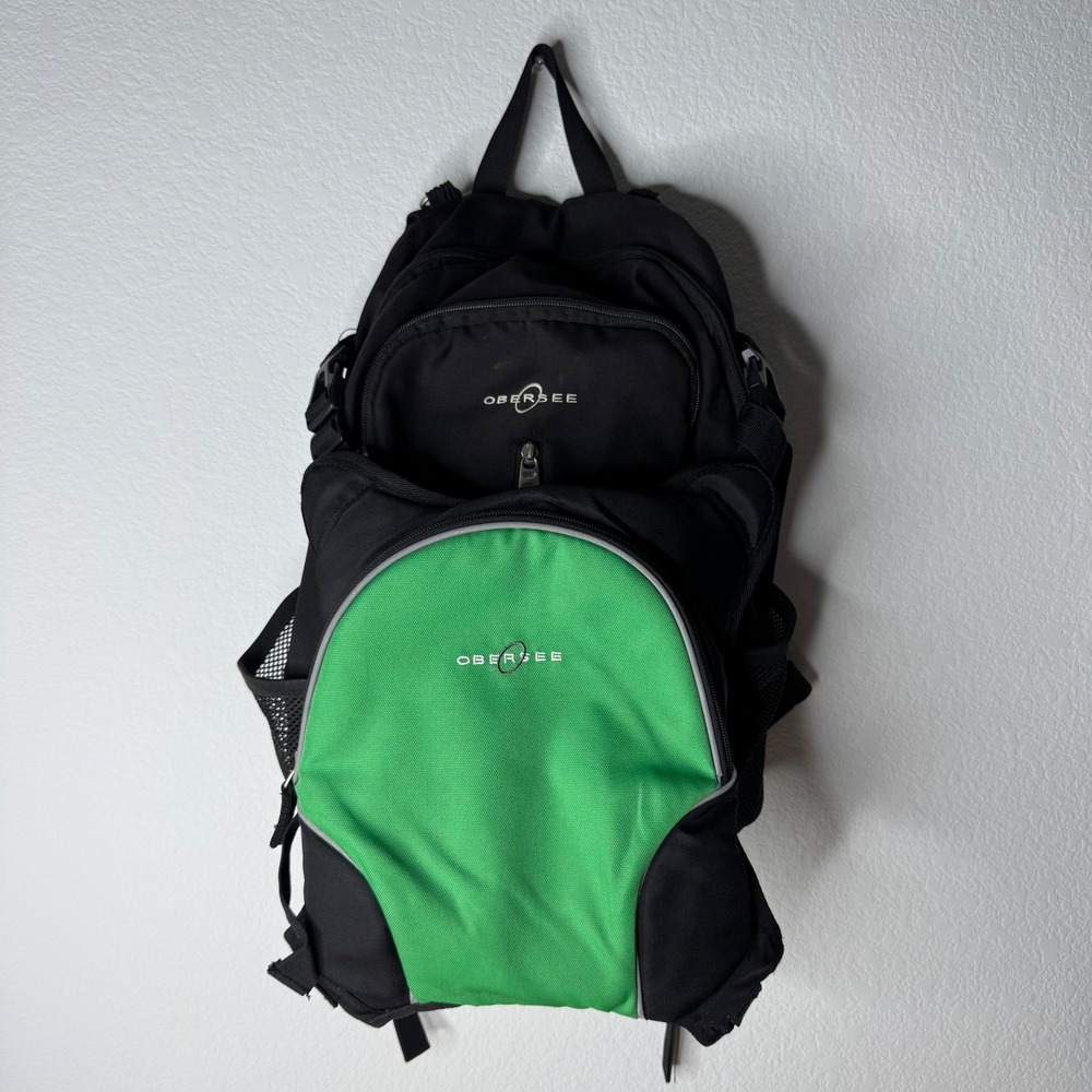 Obersee Rio Backpack with Detachable Cooler Black Green
